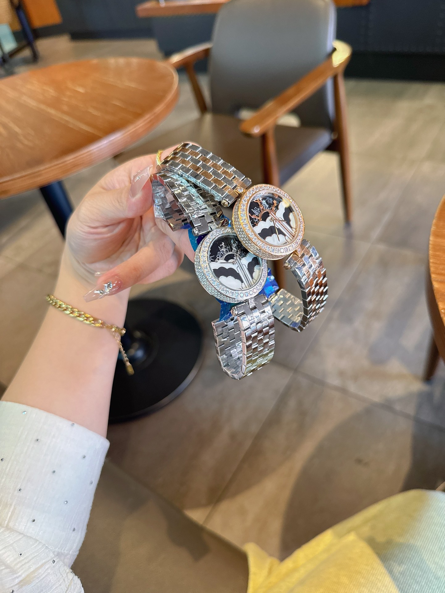 最新品 ヴァンクリーフ&アーペル 意味N級品 スチールバンド 腕時計 ウォッチ ポエティック 多色可選_8