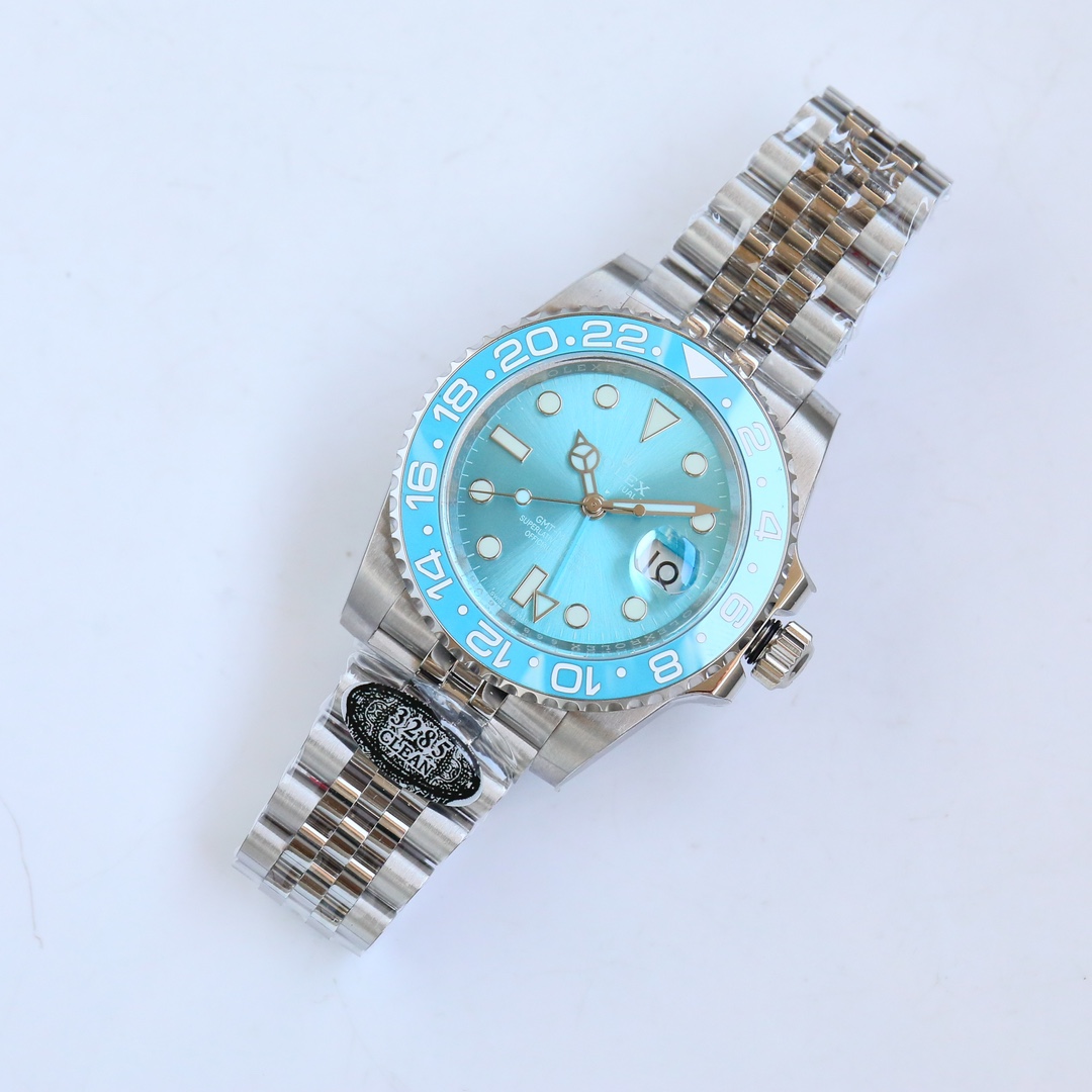 個性的な ロレックス gmt マスター 2 買取 価格偽物 ウォッチ 夜光 防水 スチールバンド 上質 メンズ ブルー_10