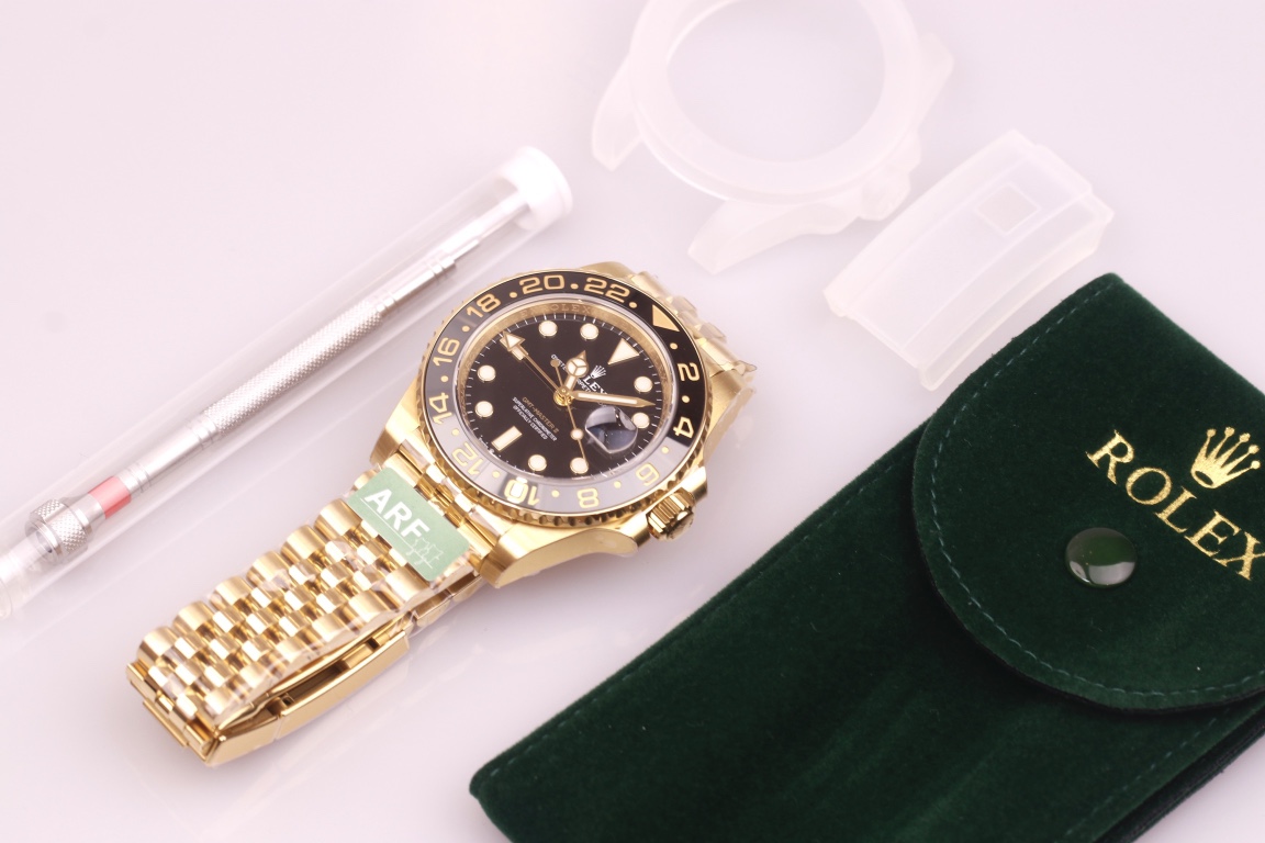 ROLEX gmt マスター 2 ペプシ 買取偽物 夜光 防水 ウォッチ スチールバンド アップル品 ブラック_4