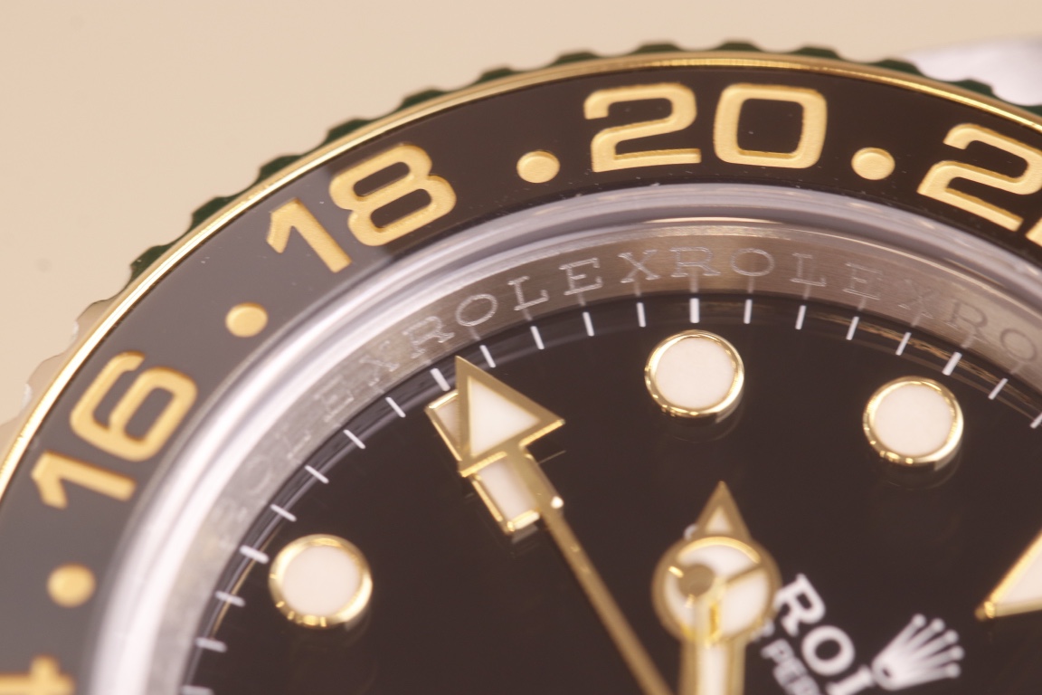 ROLEX gmt マスター 2 ペプシ 買取偽物 夜光 防水 ウォッチ スチールバンド アップル品 ブラック_5