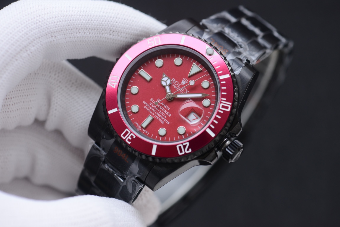 ROLEX お勧め商品 サブマリーナ ー 価格スーパーコピー シンプル 夜光 ウォッチ ビジネス 防水 ファッション レッド_3
