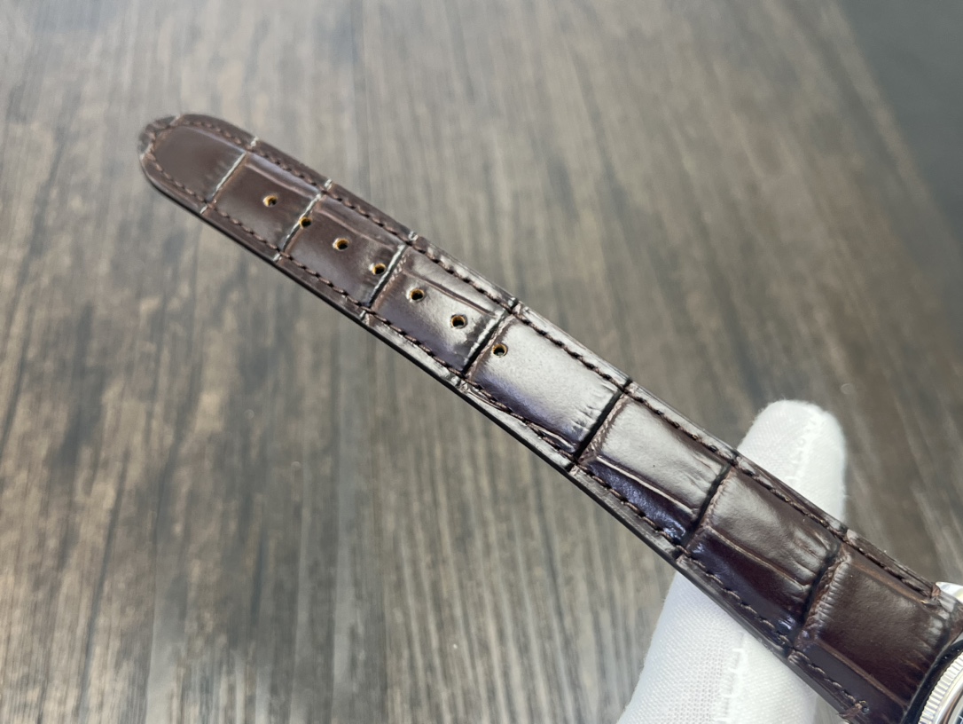 Rolex 1908 オイスター パーペチュアル 39偽物 ウォッチ 腕時計 防水 シンプル レザー ブルー_9