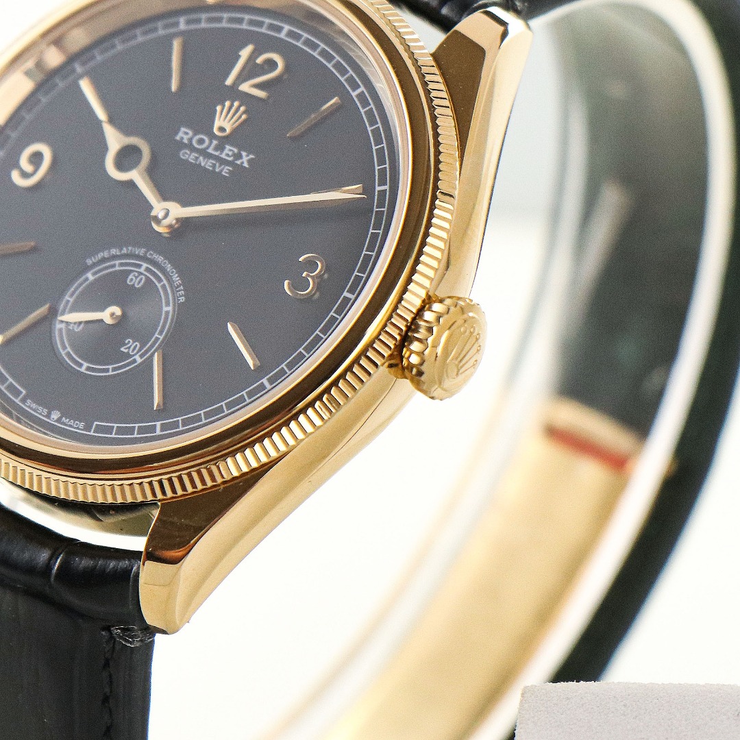 Rolex 1908 お洒落！ロレックス オイスター レディースコピー ウォッチ 腕時計 防水 シンプル レザー ブラック_7
