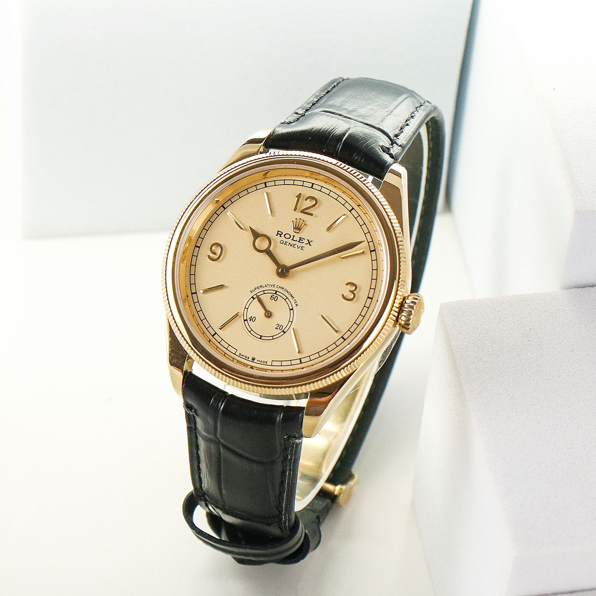 Rolex 1908 お得品‼ロレックス オイスター パーペチュアル 値段スーパーコピー ウォッチ 腕時計 防水 イエロー_2