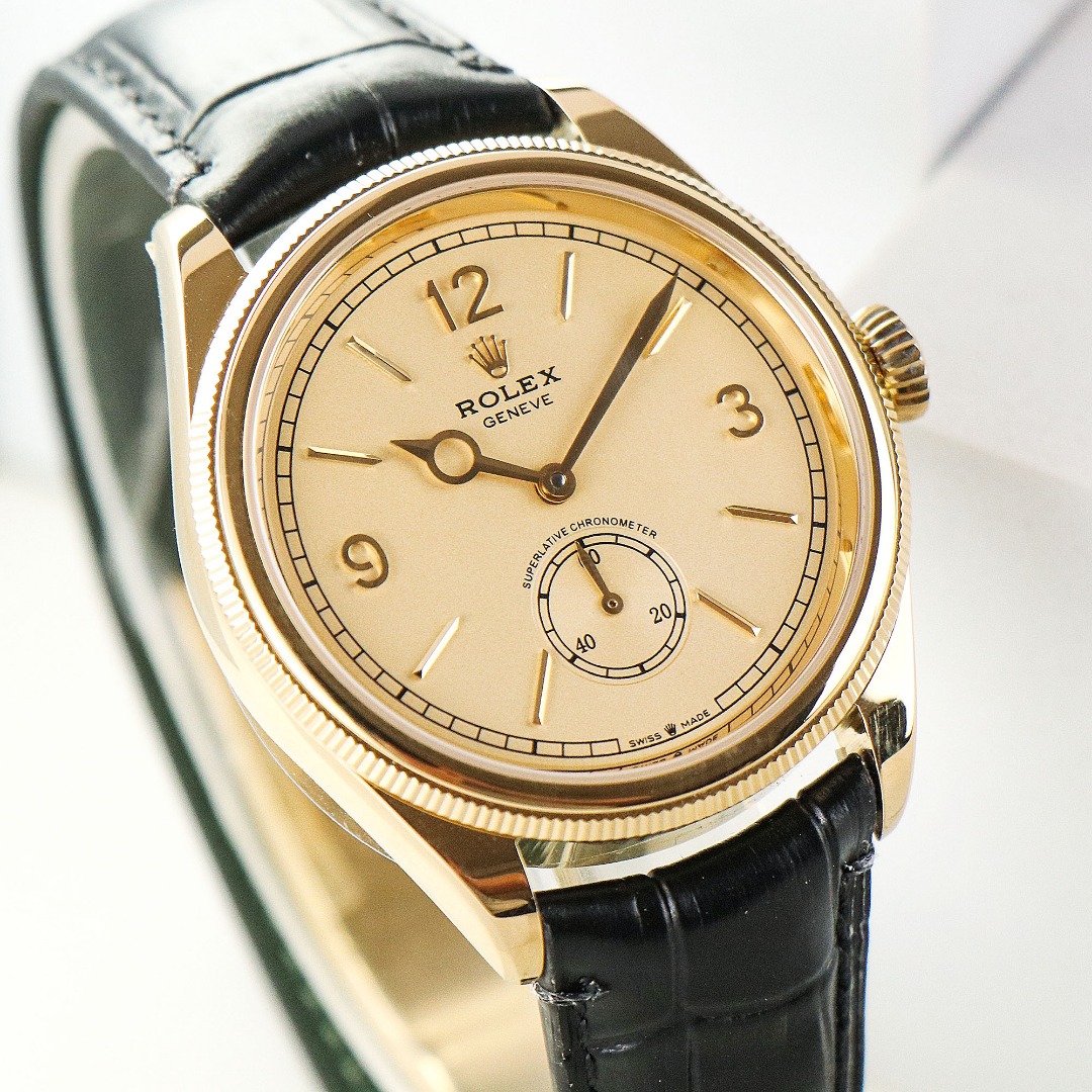 Rolex 1908 お得品‼ロレックス オイスター パーペチュアル 値段スーパーコピー ウォッチ 腕時計 防水 イエロー_3