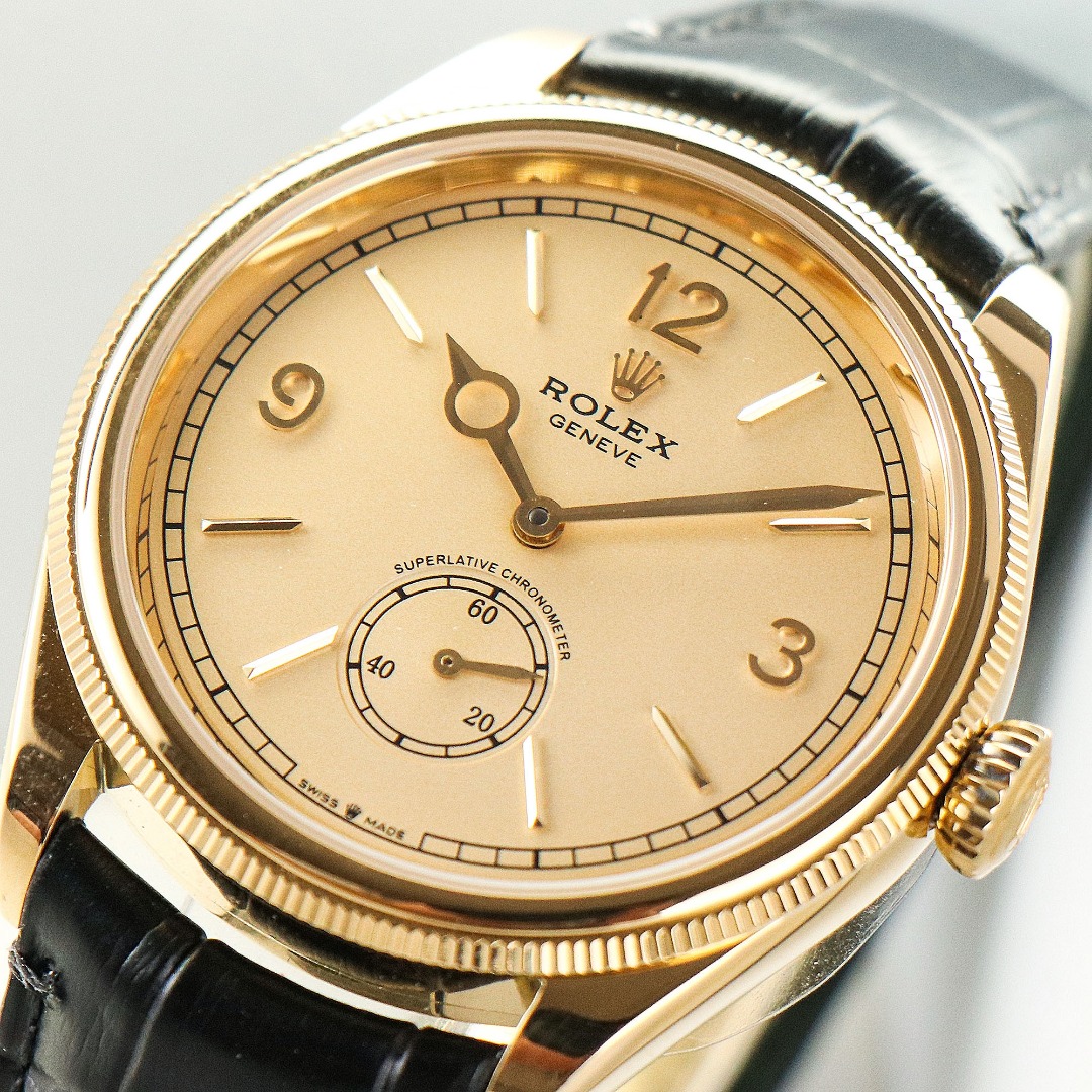 Rolex 1908 お得品‼ロレックス オイスター パーペチュアル 値段スーパーコピー ウォッチ 腕時計 防水 イエロー_5