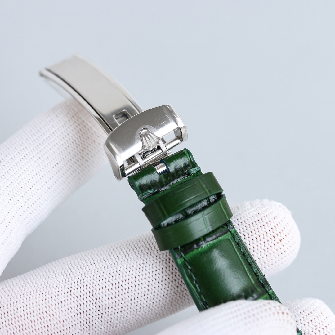 高級感溢れる Rolex 1908 オイスター パーペチュアル 定価偽物 ウォッチ 腕時計 防水 グリーン_9