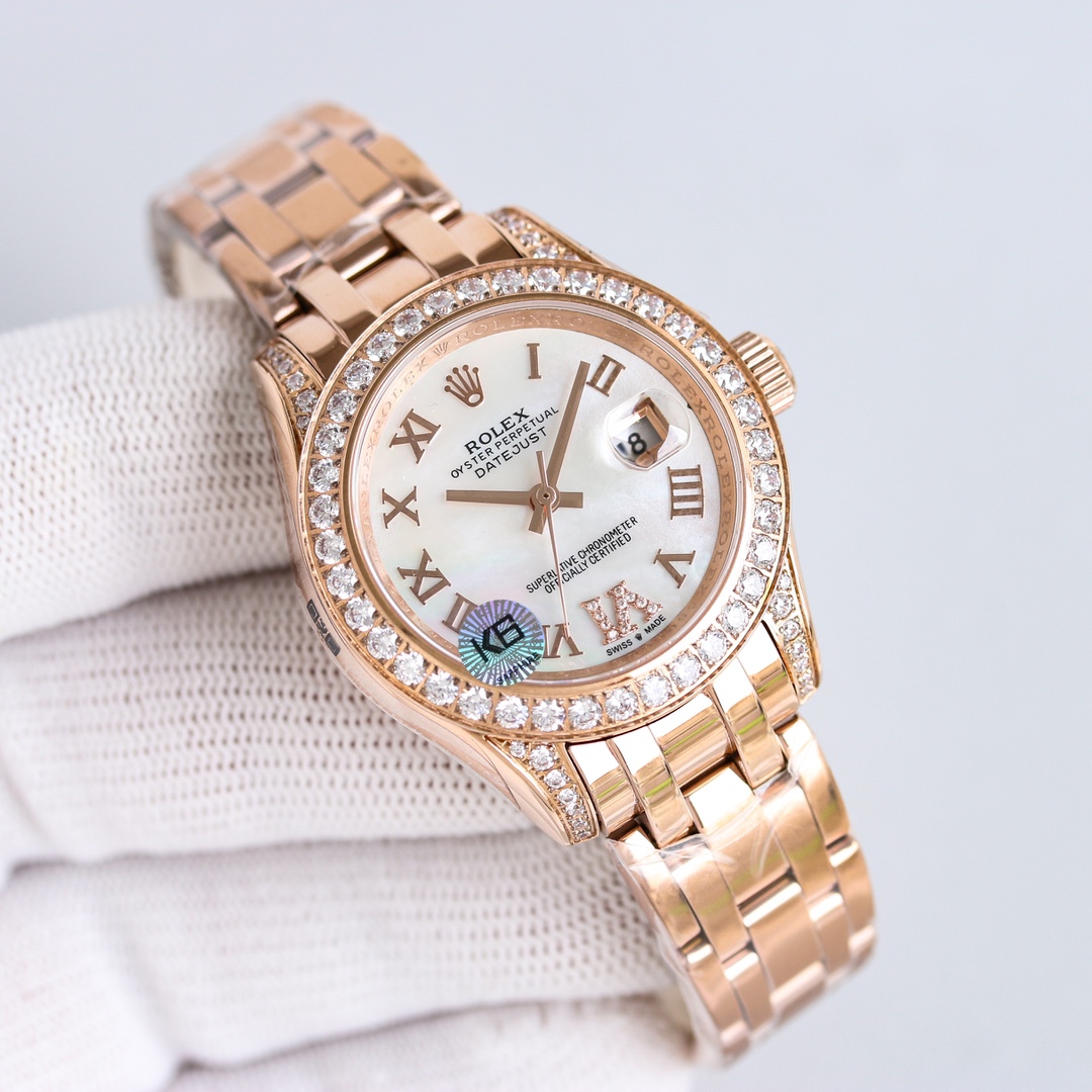 Rolex デイトジャスト 34スーパーコピー ウォッチ 腕時計 防水 ダイヤモンド飾り 優雅レディ 多色可選_2