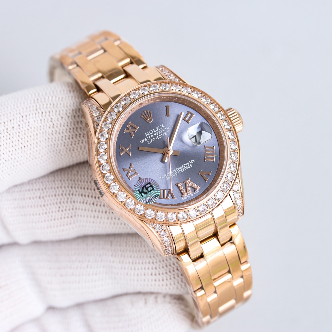 Rolex デイトジャスト 34スーパーコピー ウォッチ 腕時計 防水 ダイヤモンド飾り 優雅レディ 多色可選_3