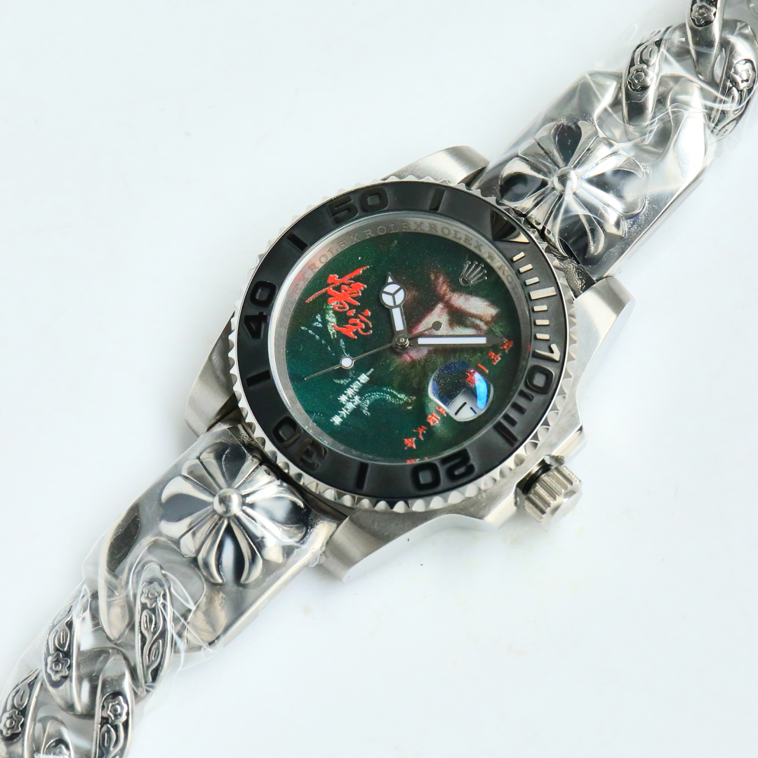 ROLEX 会社 ロレックス腕時計コピー ヨットマスター プリント ウォッチ 防水 X43 ハンサム 多色可選_9