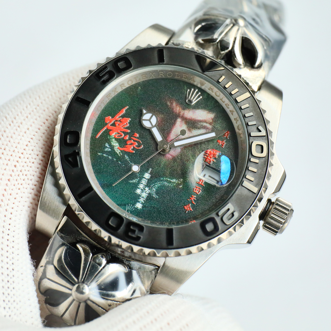ROLEX 会社 ロレックス腕時計コピー ヨットマスター プリント ウォッチ 防水 X43 ハンサム 多色可選_11