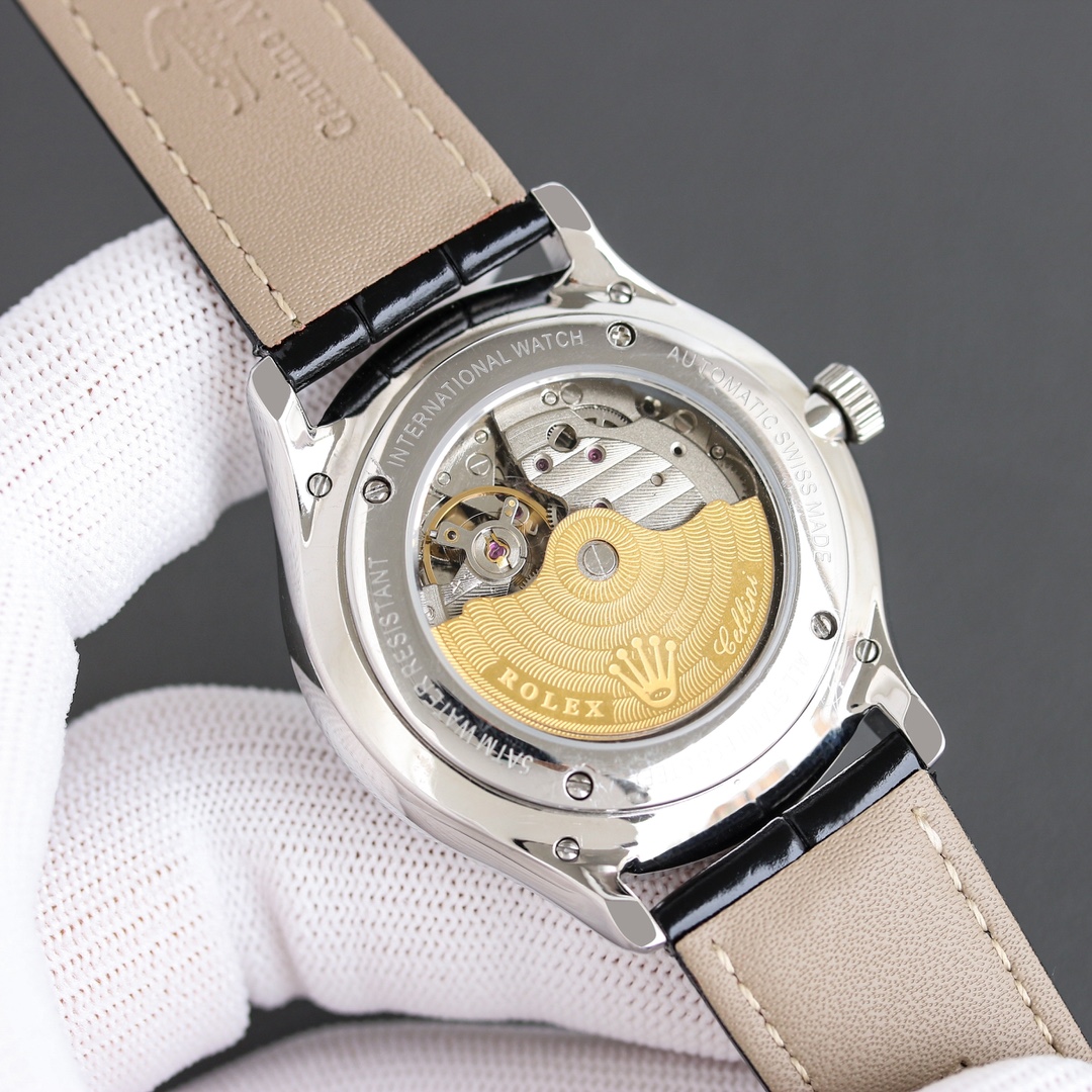 ROLEX お値打ち価格 チェリーニ ムーン フェイズ偽物 ウォッチ 防水 レザーバンド 通勤 多色可選_7