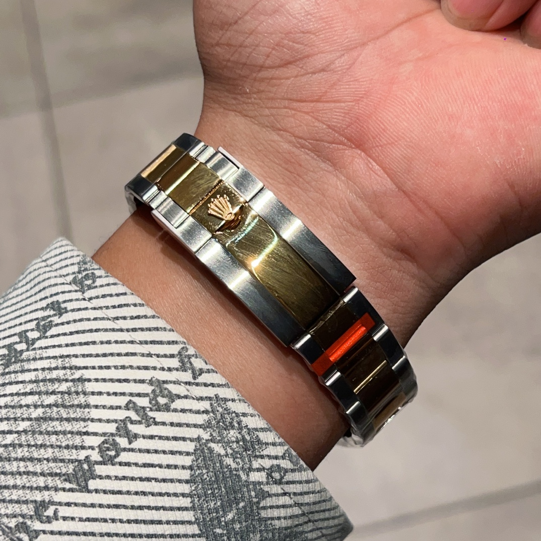 超激得の新品 ロレックス腕時計 有名人コピー ヨットマスター ウォッチ 防水 紳士 ブラウン_5