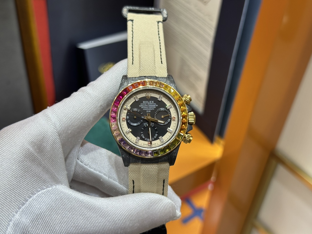 ROLEX コスモ グラフ デイトナ プラチナ偽物 防水 ウォッチ 腕時計 ファッション感 ブラック_2