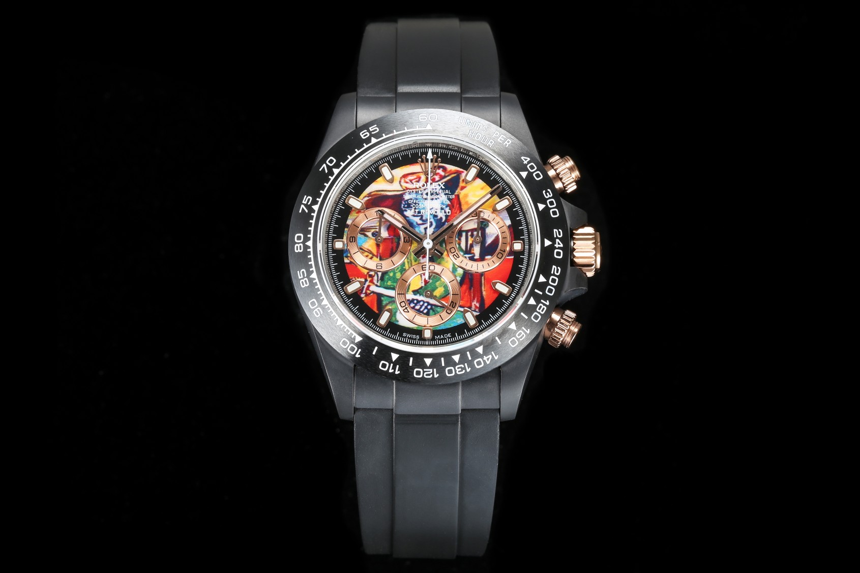 ロレックス コスモ グラフ デイトナ m116506 0001スーパーコピー 防水 ウォッチ 腕時計 ブラック_1