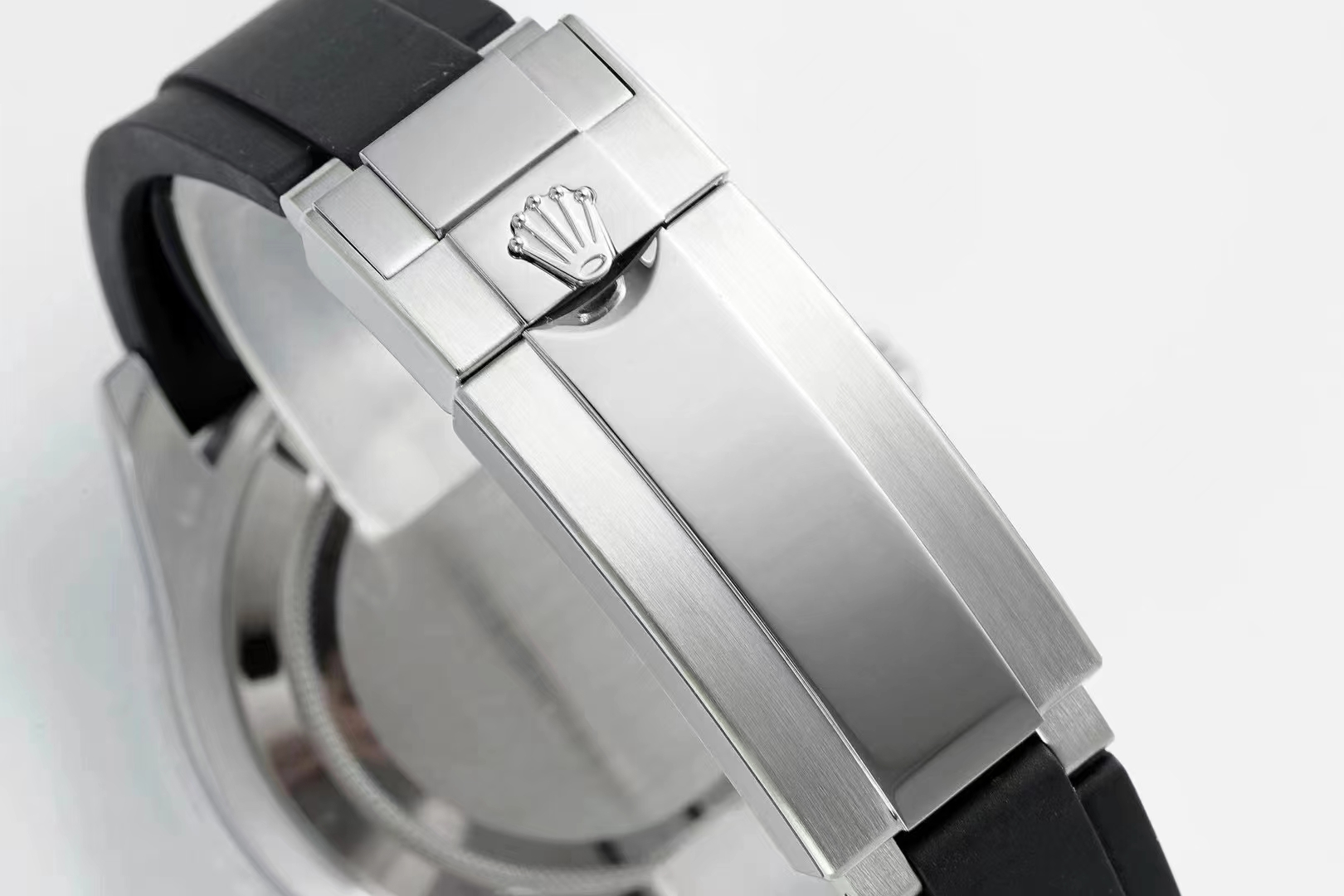 限定品 ロレックス腕時計オーバーホールスーパーコピー ヨットマスター 防水 ウォッチ ダイヤ飾り ブラックバンド_9