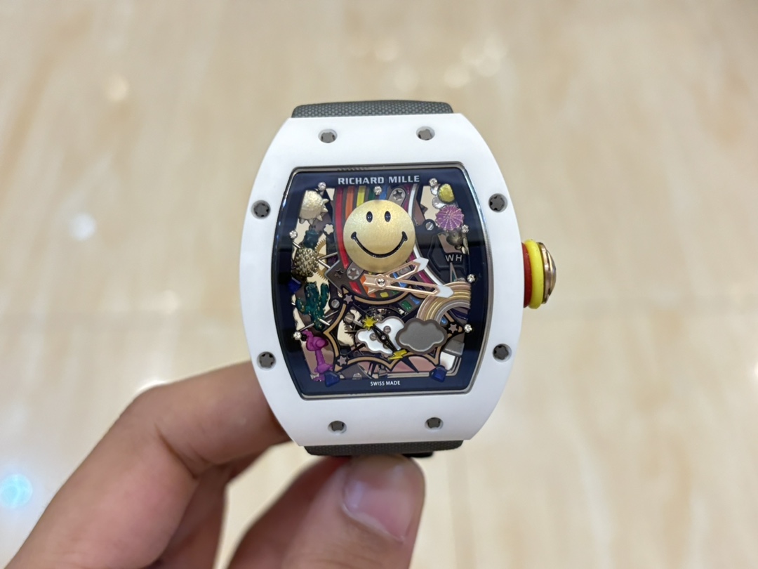 人気定番 リシャール アップルウォッチ偽物 ウォッチ 腕時計 防水 トゥールビヨン RM 88 ブラック_2