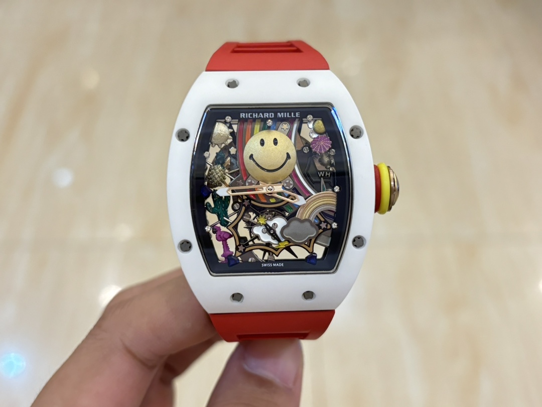 オンライン限定 リシャール ミル 買える人コピー ファッション 防水 トゥールビヨン RM 88 レッド_2