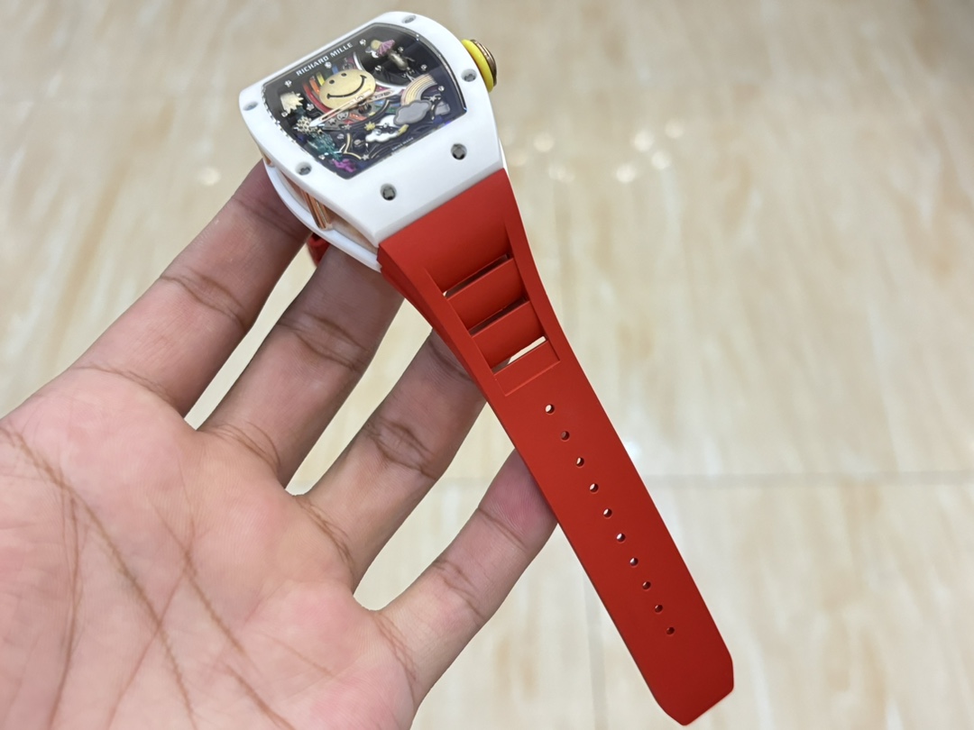 オンライン限定 リシャール ミル 買える人コピー ファッション 防水 トゥールビヨン RM 88 レッド_4