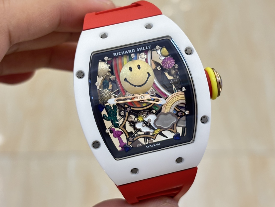 オンライン限定 リシャール ミル 買える人コピー ファッション 防水 トゥールビヨン RM 88 レッド_5
