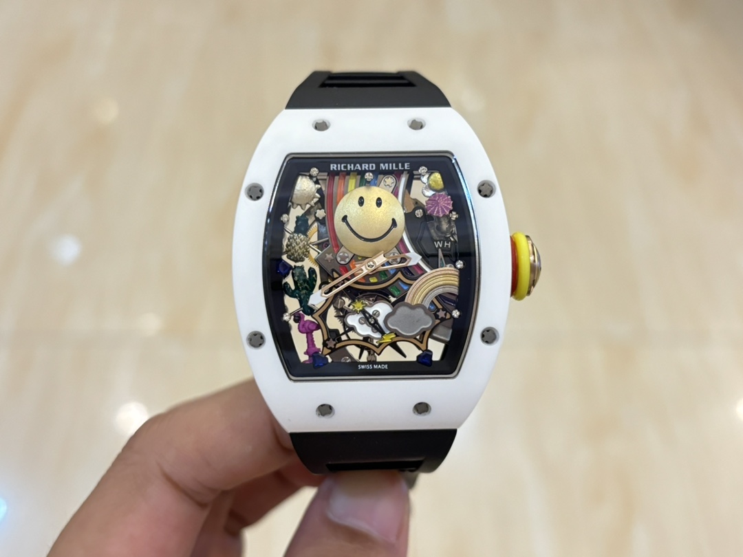 お手頃価格で リシャールミル エントリーモデル激安通販 ファッション 防水 トゥールビヨン RM 88 ブラック_2