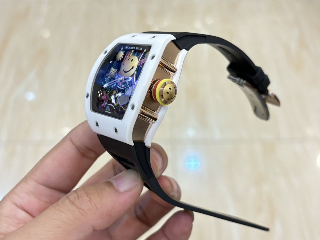 お手頃価格で リシャールミル エントリーモデル激安通販 ファッション 防水 トゥールビヨン RM 88 ブラック_3