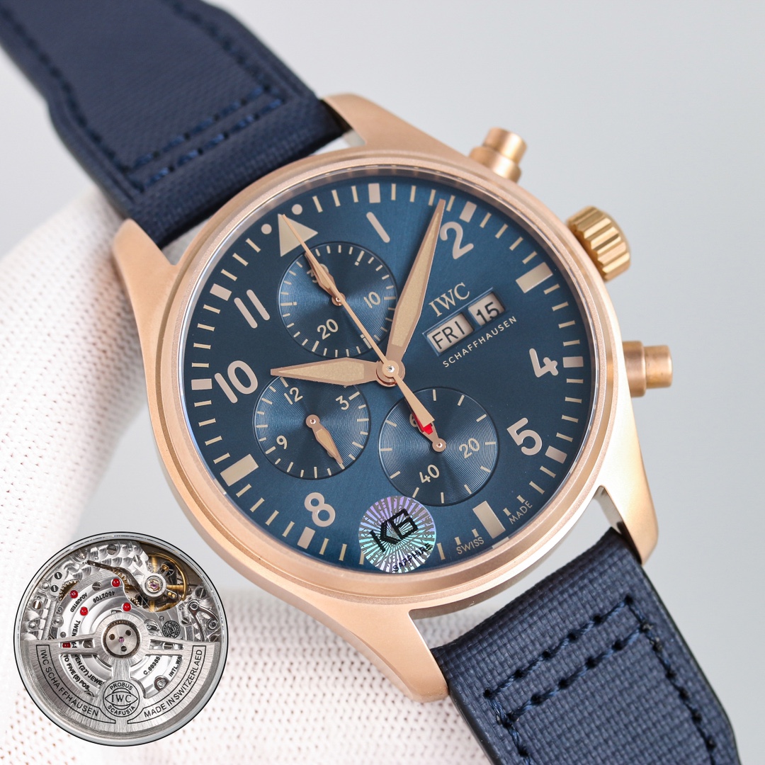 IWC パイロット ウォッチコピー 腕時計 ファッション 防水 ハンサム ブルー_2
