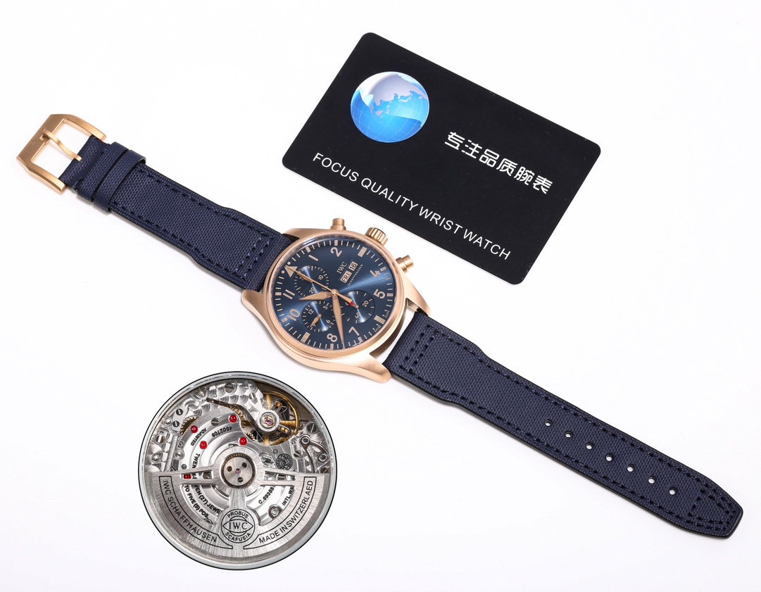 IWC パイロット ウォッチコピー 腕時計 ファッション 防水 ハンサム ブルー_7