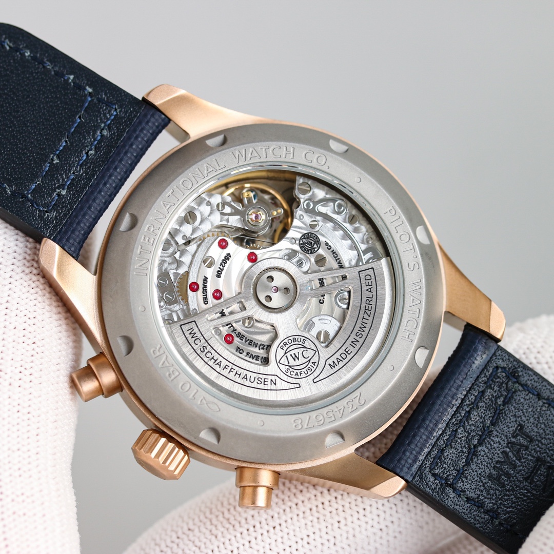IWC パイロット ウォッチコピー 腕時計 ファッション 防水 ハンサム ブルー_8