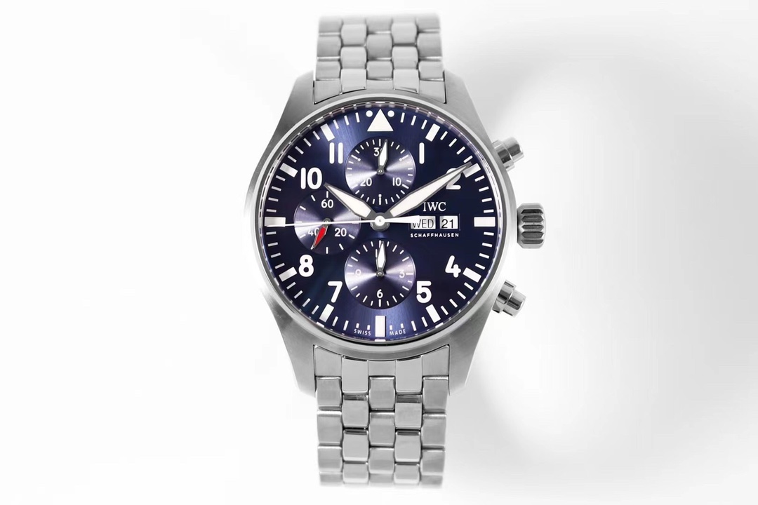 iwc パイロット ウォッチ マーク コピー 紳士 シンプル  腕時計 ファッション 防水 ハンサム ブルー_10