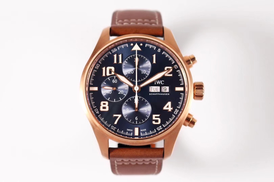 iwc パイロット ウォッチ トップ ガンスーパーコピー 紳士 シンプル  腕時計 ファッション 防水 ブルー_1