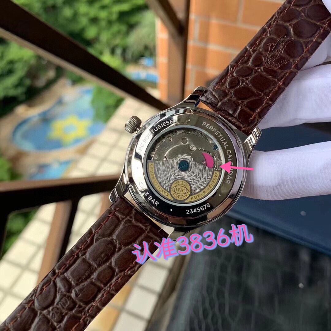 iwc ポルトギーゼ クロノ グラフスーパーコピー ハンサム 紳士  腕時計 防水 IW344202 多色可選_9