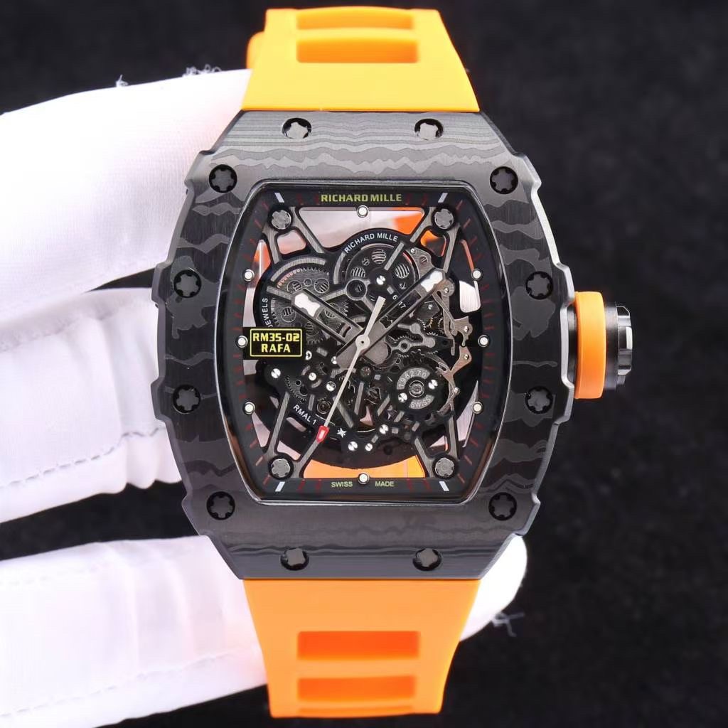 超激得の新品リシャールミル風時計偽物 RM35-02 ウォッチ 腕時計 トゥールビヨン カラフル 多色可選_2