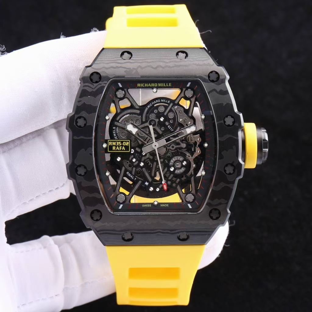 超激得の新品リシャールミル風時計偽物 RM35-02 ウォッチ 腕時計 トゥールビヨン カラフル 多色可選_5