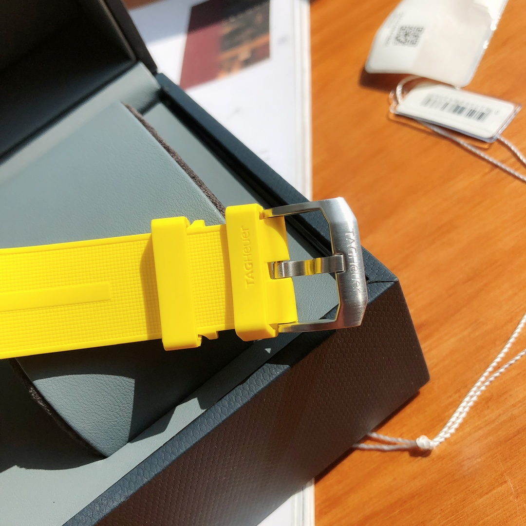 タグホイヤーフォーミュラ1 デイトコピー 上質品 シンプル 腕時計 ウォッチ メンズ 防水 イエロー_9
