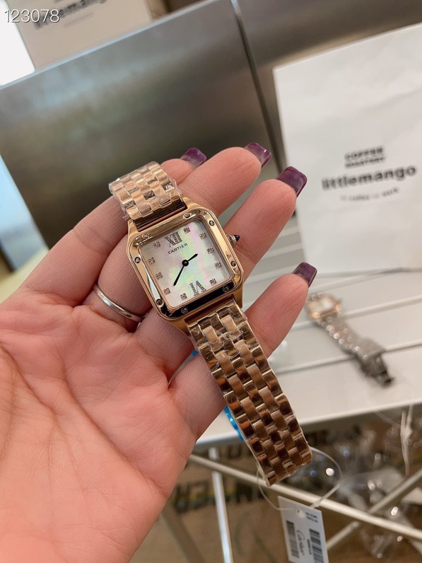 お買い得なカルティエ サントス ドゥ カルティエ偽物 シンプル 腕時計 ウォッチ 防水 多色可選_8