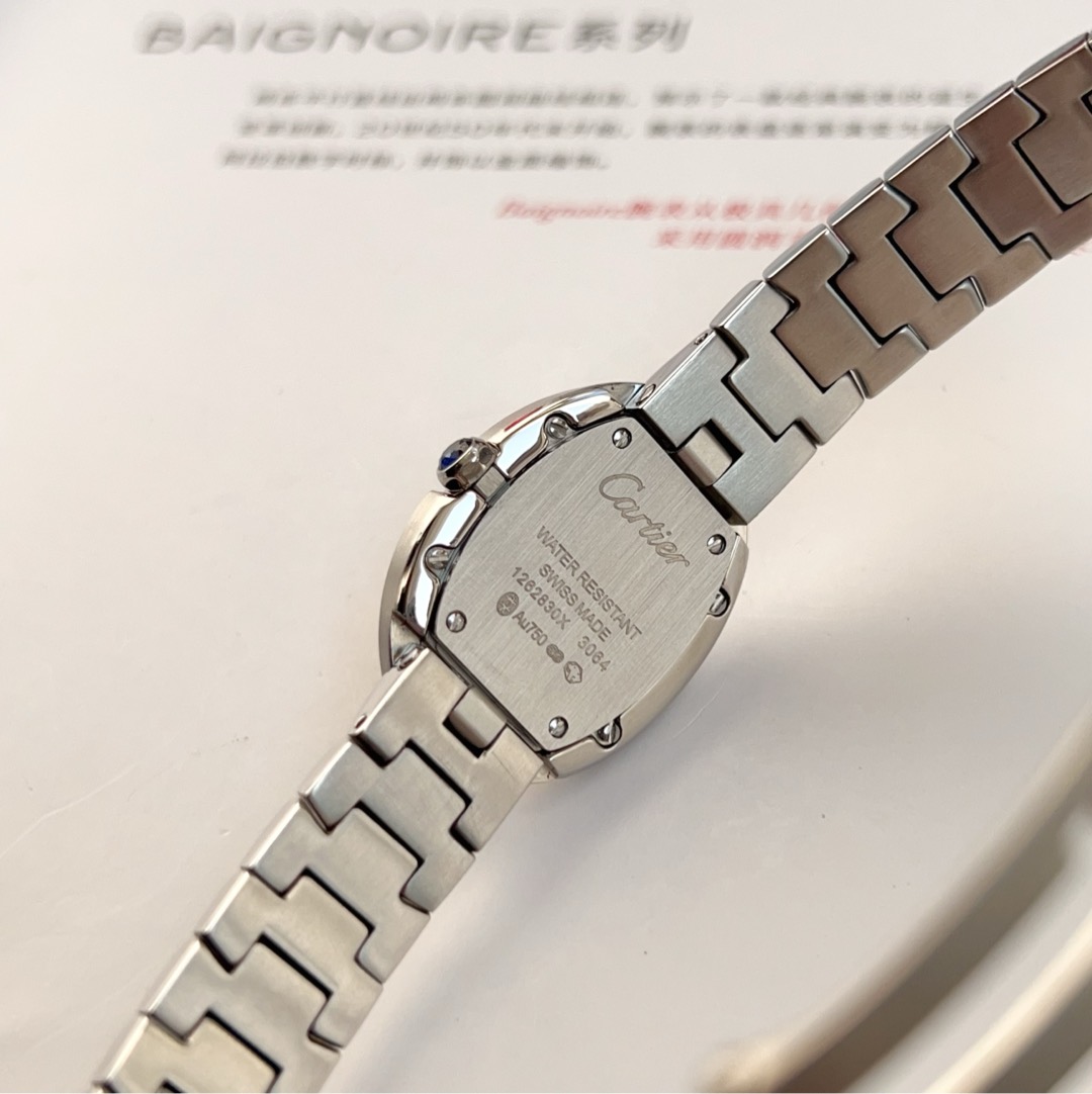 カルティエ ベニュワール 時計スーパーコピー 腕時計 ウォッチ 優雅レディ スチールバンド シルバーケース_6