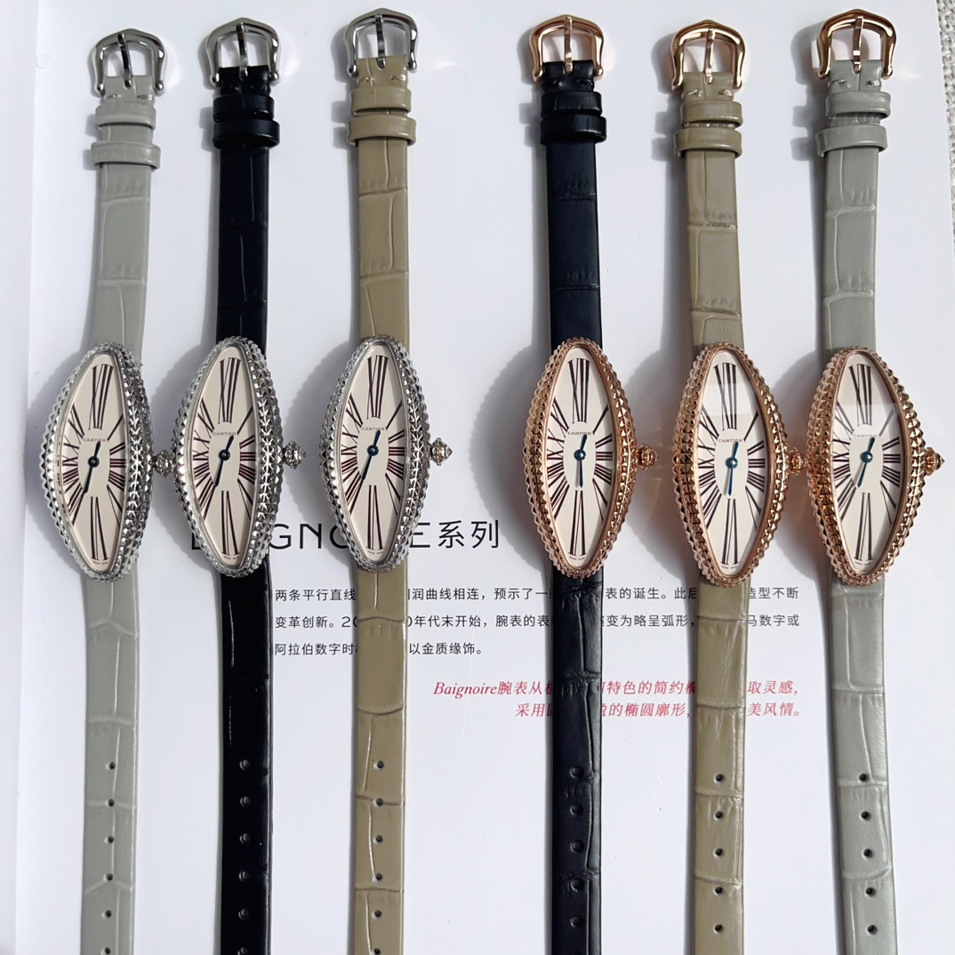 カルティエ ベニュワール 復刻版コピー 腕時計 ウォッチ 優雅レディ ダイヤ飾り スチールバンド グレー_12