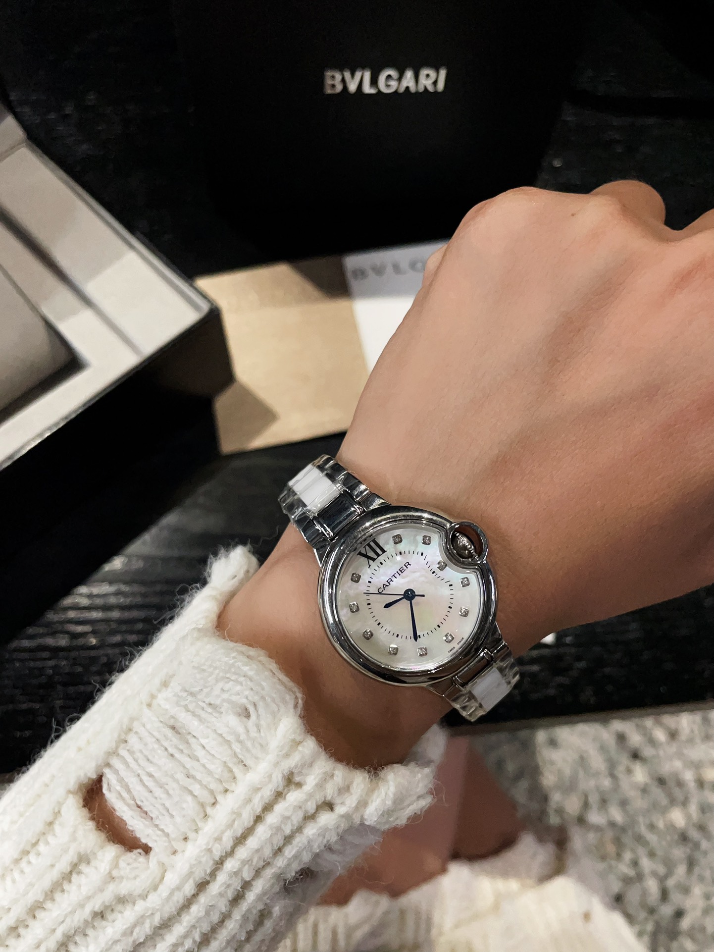 お得品‼バロン ブラン ドゥ カルティエスーパーコピー 本革 腕時計 優雅 ウォッチ 上質 ファッション ホワイト_5