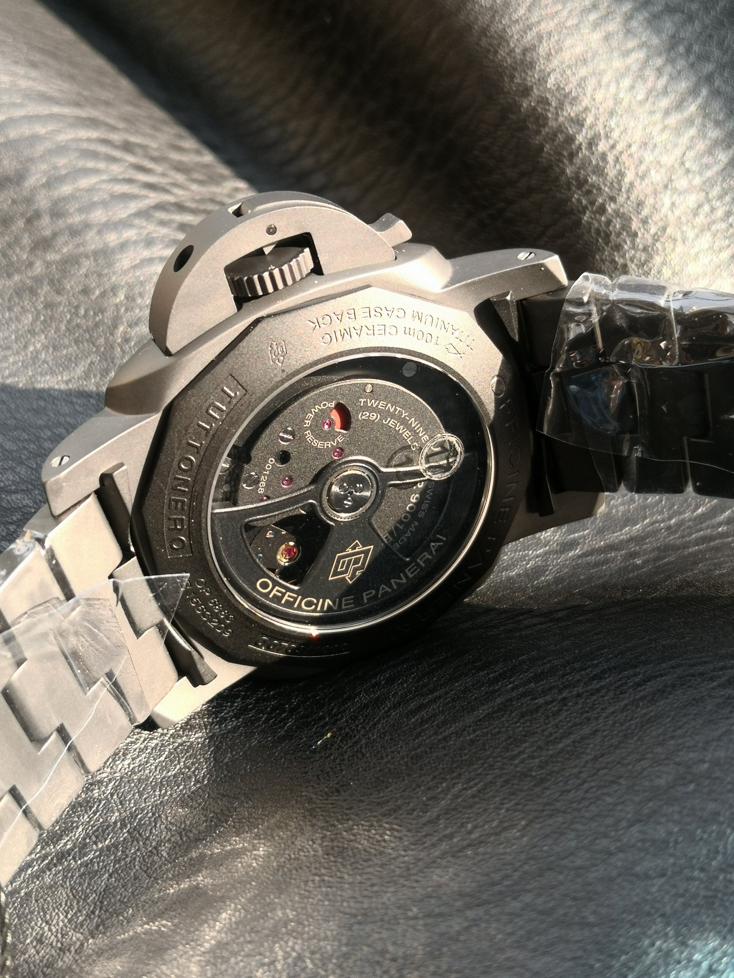 大販売 パネライ 買えないコピー ルミノール LUMINOR 1950 ウォッチ 夜光 防水 グレー_12