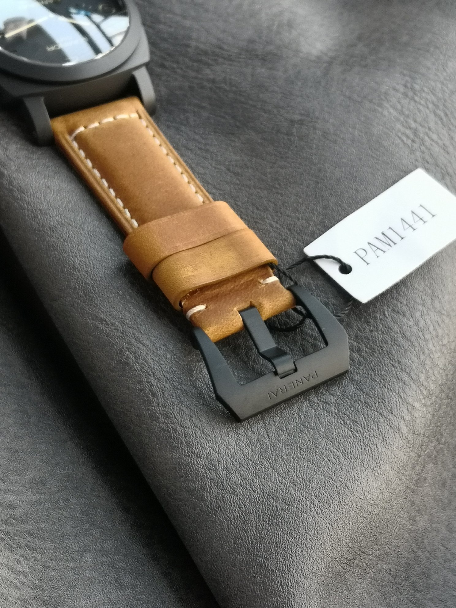 パネライ 軽量コピー ルミノール PAM01441 ウォッチ 夜光 防水 ファッション ブラック_7