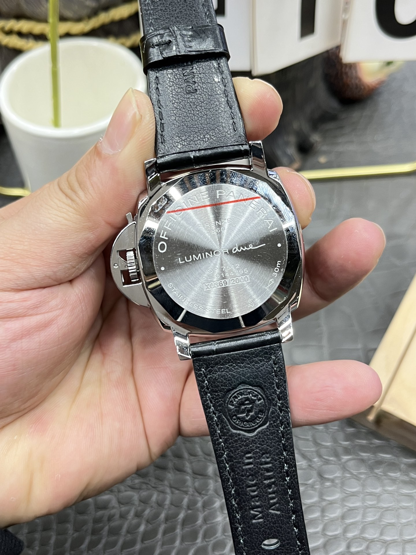 お値打ち価格 パネライ サイズ感N級品 腕時計 ルミノール ウォッチ 防水 PAM1250 ブラック_7