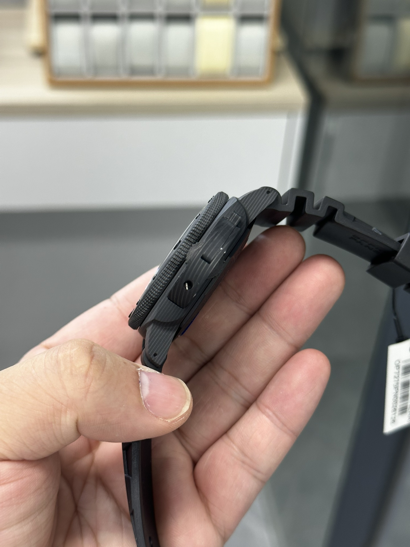パネライ 時計 裏スケルトンスーパーコピー メンズ ウォッチ 夜光 腕時計 ,サブマーシブル  防水 ブラック_4