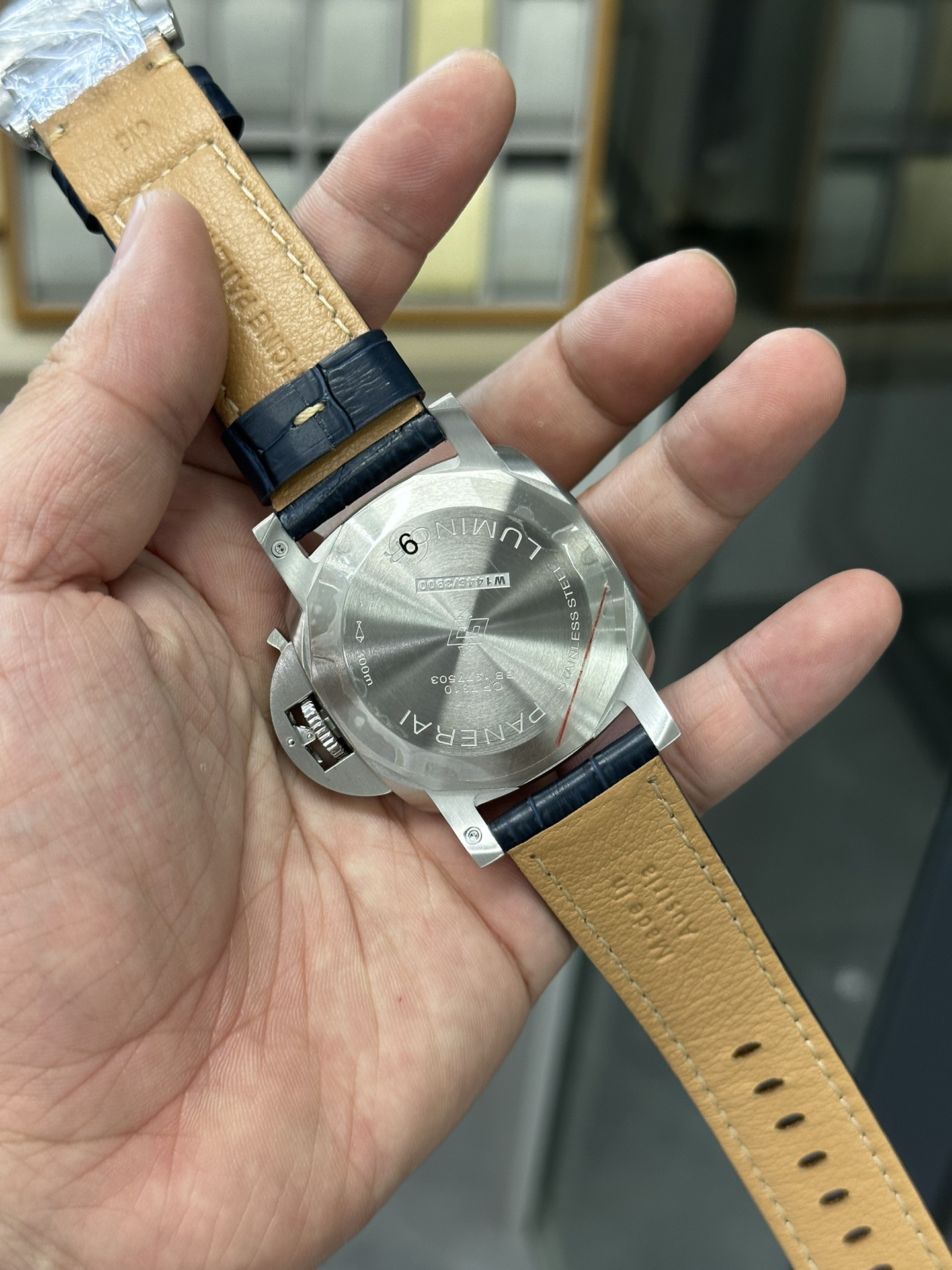 人気流行品 パネライ 通販コピー メンズ ウォッチ 夜光 腕時計 サブマーシブル  防水 ブルー_6