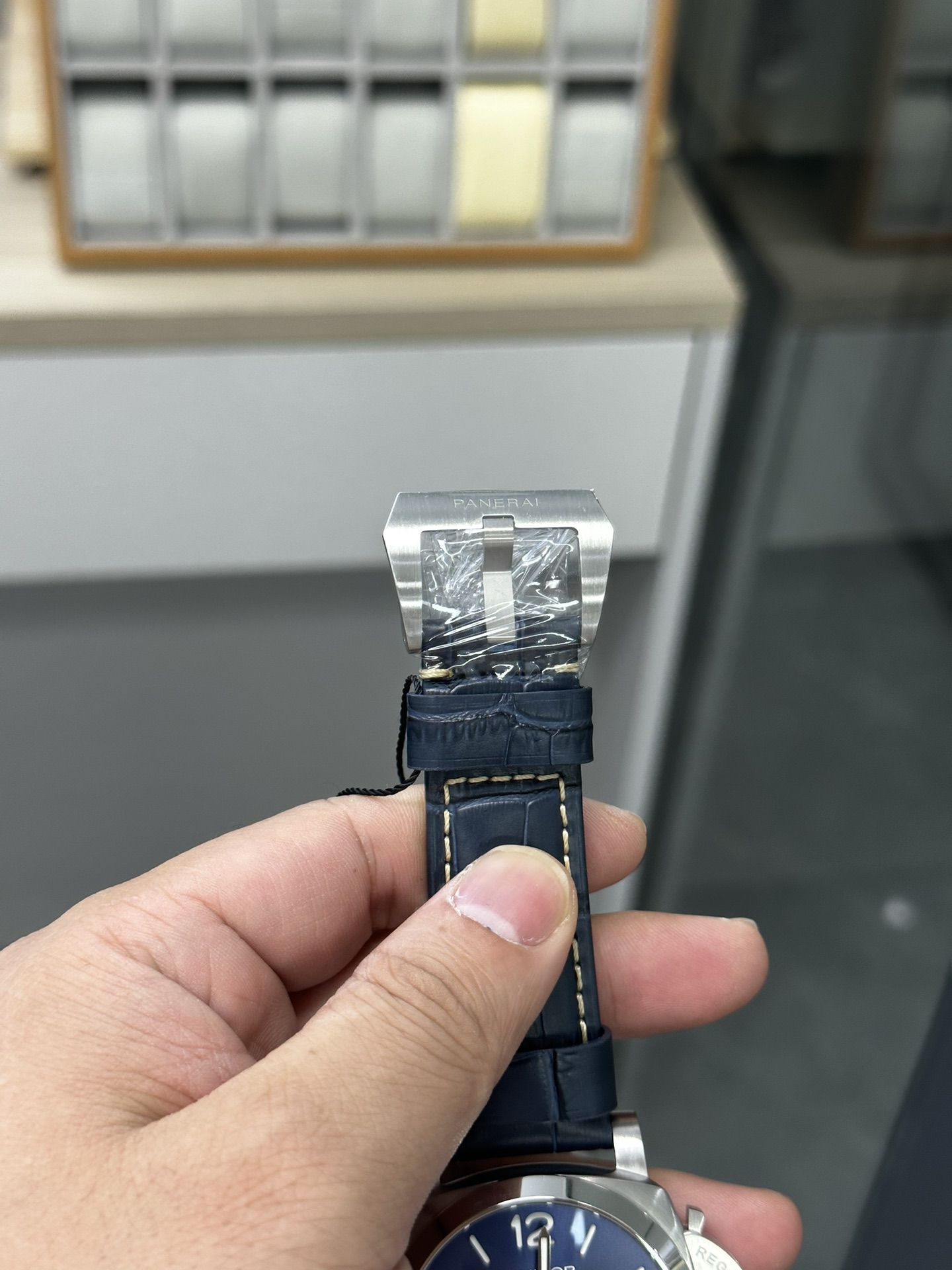 人気流行品 パネライ 通販コピー メンズ ウォッチ 夜光 腕時計 サブマーシブル  防水 ブルー_7