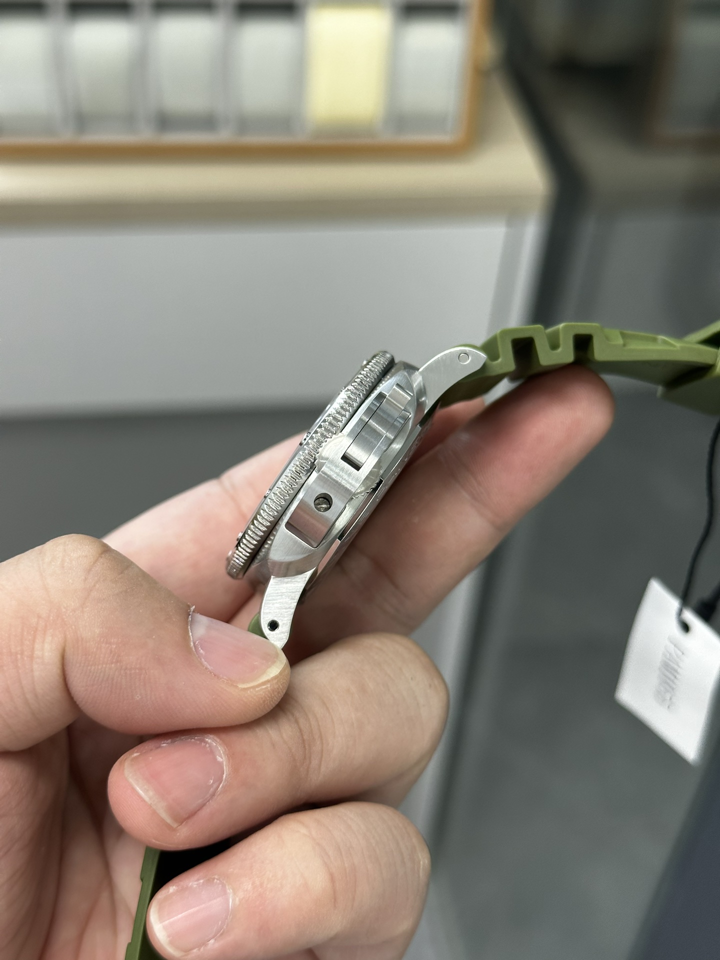 高級感溢れる パネランサブマーシブルスーパーコピー メンズ ウォッチ 夜光 腕時計 グリーン_4