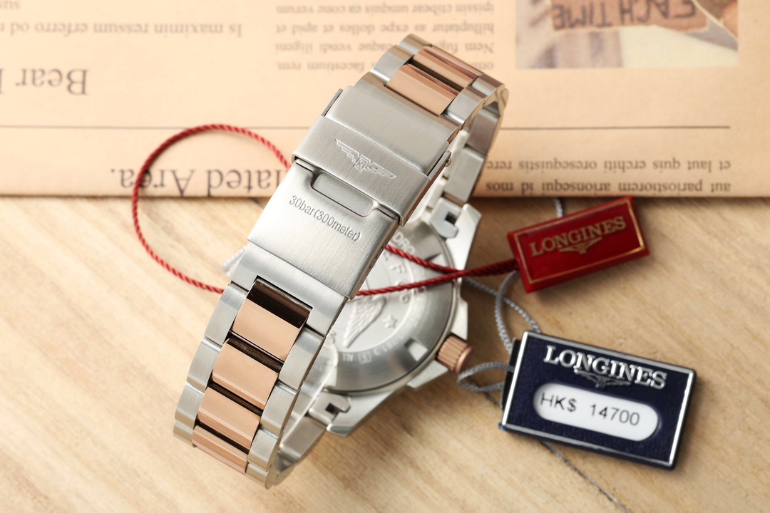 超人気‼ longines 時計コピー ビジネス 防水 ウォッチ 腕時計 スチールバンド 通勤 ブラック_8
