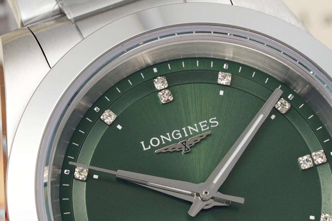 longines の 時計コピー ハイドロコンケスト 防水 ウォッチ 品質保証 スチールバンド 通勤 グリーン_4