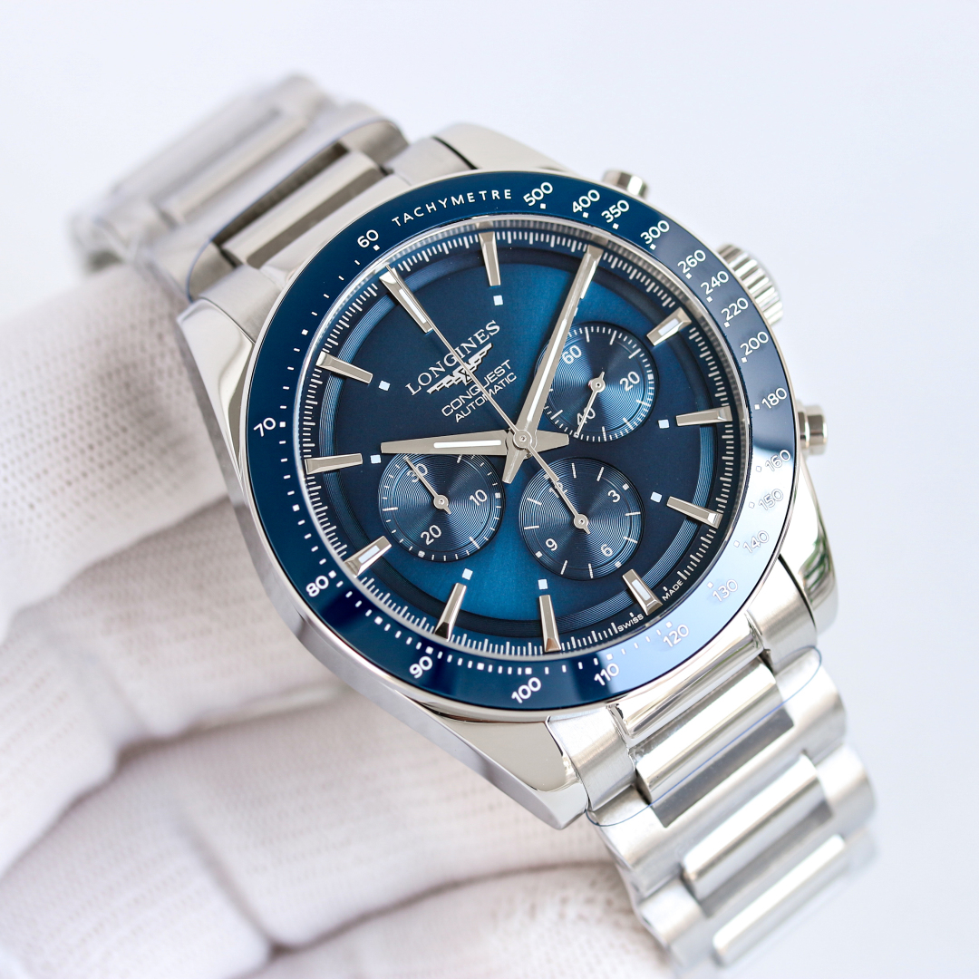 華やかな雰囲気 longines 腕時計コピー ハイドロコンケスト 防水 ウォッチ ブルー_2