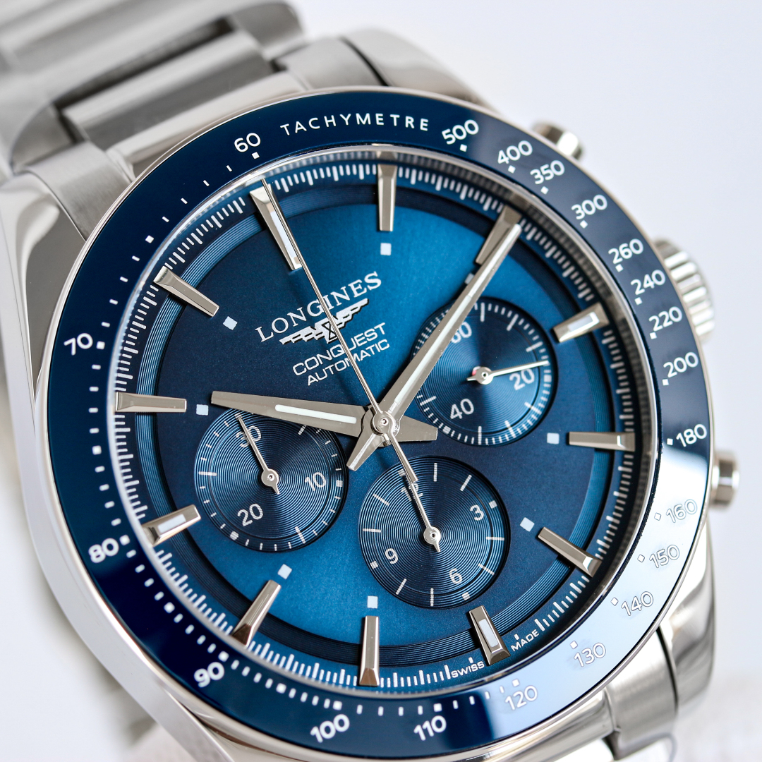 華やかな雰囲気 longines 腕時計コピー ハイドロコンケスト 防水 ウォッチ ブルー_3